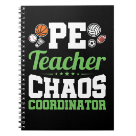 PE Teacher Chaos Coordinator Anteckningsbok