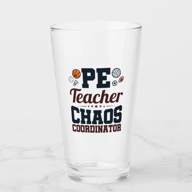 PE Teacher Chaos Coordinator Glaskopp (Framsida)