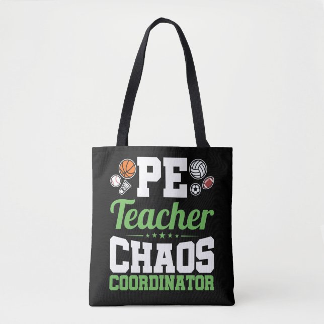 PE Teacher Chaos Coordinator Tygkasse (Framsida)