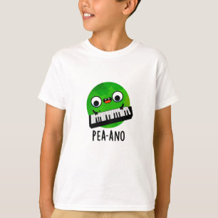 Pea-ano Funny Music Veggie Pea Pun T Shirt