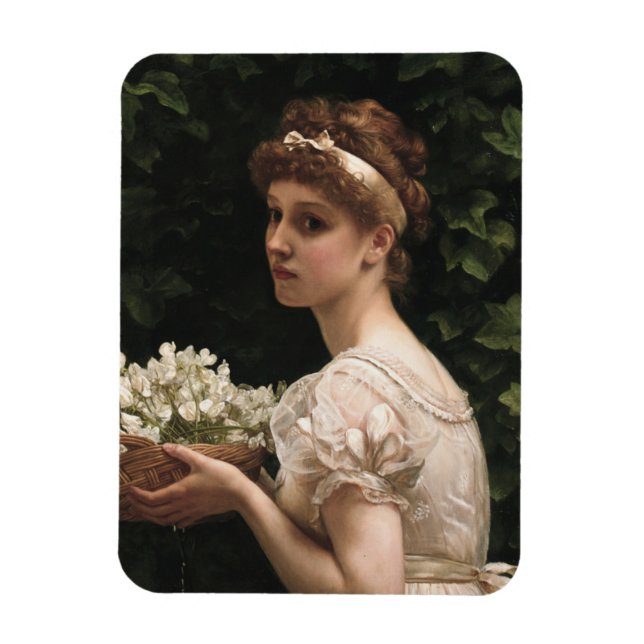 Pea Blommars (av Edward Poynter) Magnet (Vertikal)