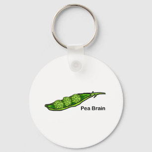 Pea Brain Nyckelring