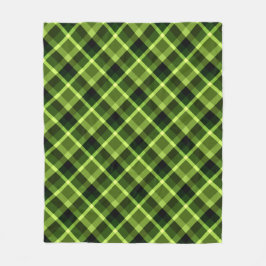 Pea Grönt Play Mönster Medium Fleece Blanket