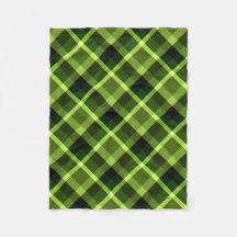 Pea Grönt Play Mönster Small Fleece Blanket