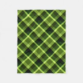 Pea Grönt Play Mönster Small Fleece Blanket