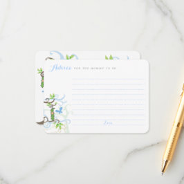 Pea in en Pod Garden Boy Shower Game Mamma Rådkort