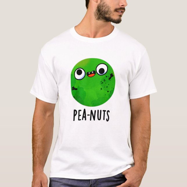 Pea-nöt Funny Crazy Pea Pun T Shirt (Framsida)