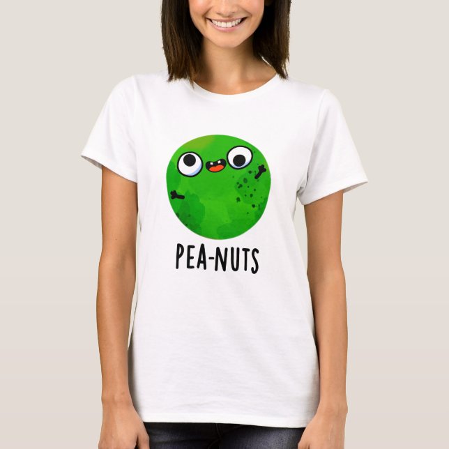 Pea-nöt Funny Crazy Pea Pun T Shirt (Framsida)