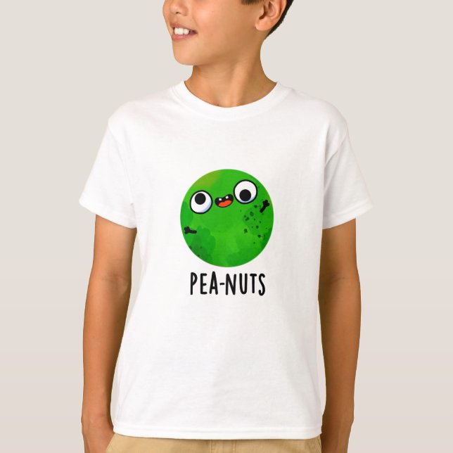 Pea-nöt Funny Crazy Pea Pun T Shirt (Framsida)