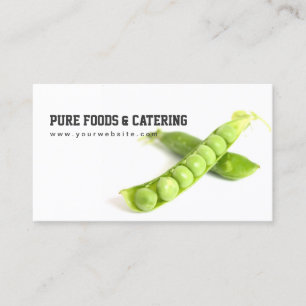 Pea Pod Pure Mat & Catering Vegan Visitkort