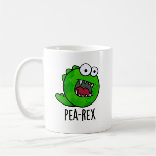 Pea Rex Funny Dinosaur Veggie TRex Pun Kaffemugg
