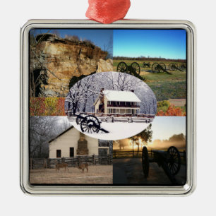 Pea Ridge nationalpark Julgransprydnad Metall