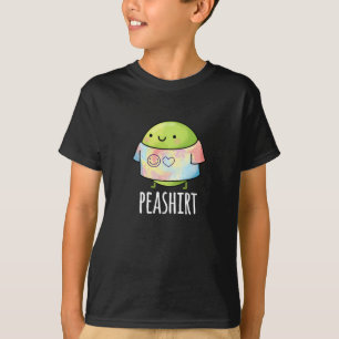 Pea Shirt Funny Veggie Pea TShirt Pun Mörk BG T