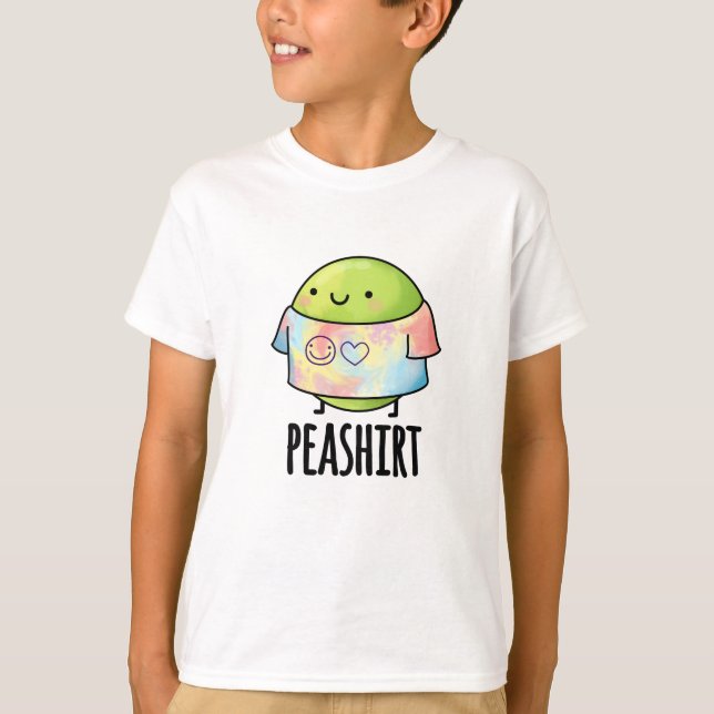 Pea Shirt Funny Veggie Pea TShirt Pun T (Framsida)