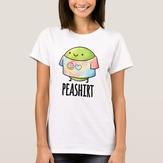 Pea Shirt Funny Veggie Pea TShirt Pun T (Framsida)