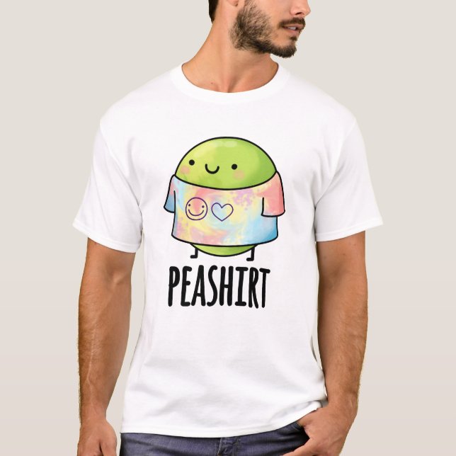 Pea Shirt Funny Veggie Pea TShirt Pun T (Framsida)