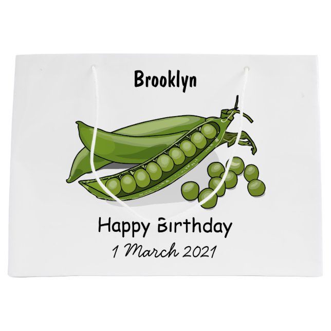 Pea tecknad illustration (Framsidan)