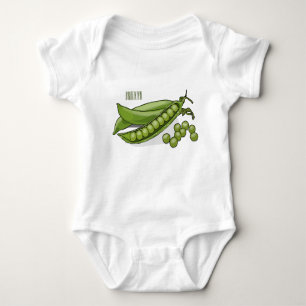 Pea tecknad illustration t shirt