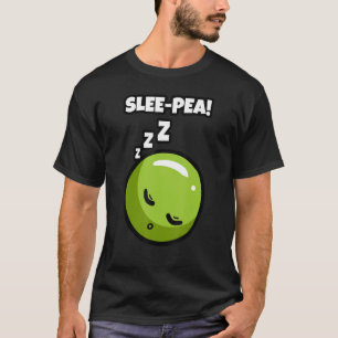 Pea Vegetarian Sleeping Seed Pod Blommar Plant V T Shirt