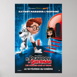 Peabody & Sherman Movie Poster med Penny