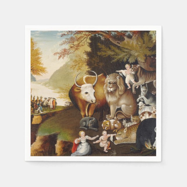 Peacable Kingdom Animal Hicks Classic Pappersservett (Framsidan)