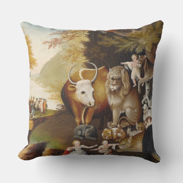Peacable Kingdom Animal Hicks Classic Utomhuskudde (Framsida)