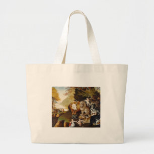 Peacable Kingdom Animal Painting Jumbo Tygkasse
