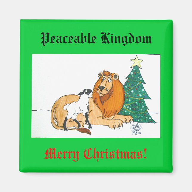 Peacable Kingdom Magnet (Framsidan)
