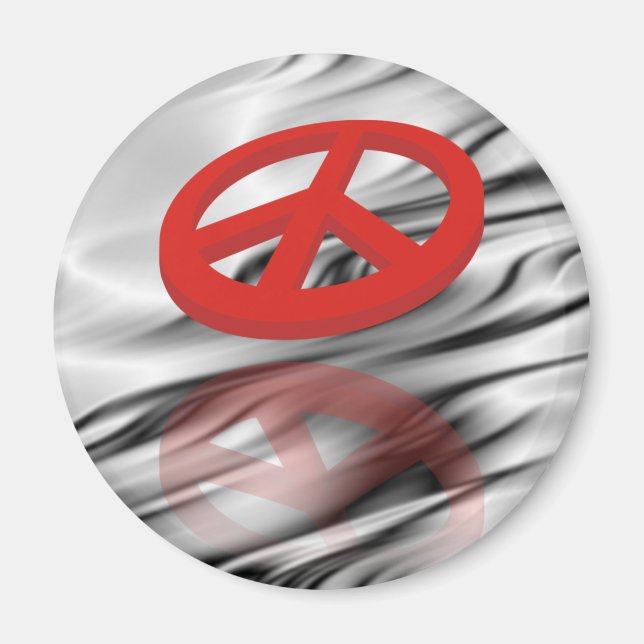 Peace 3D/reflexion Magnet (Framsidan)