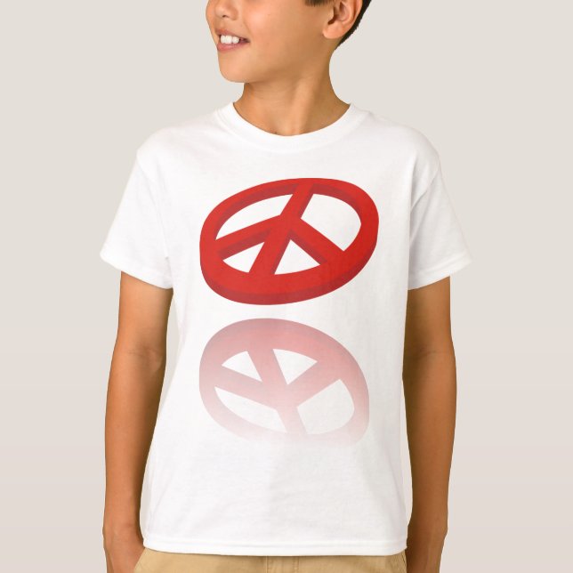 Peace 3D/reflexion T-shirt (Framsida)