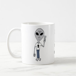 Peace Alien Kaffemugg