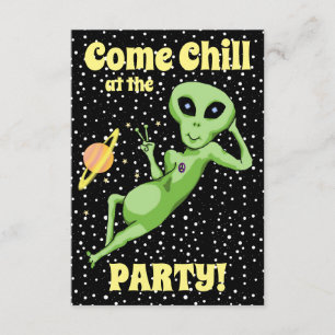 Peace Alien Party-inbjudan Inbjudningar