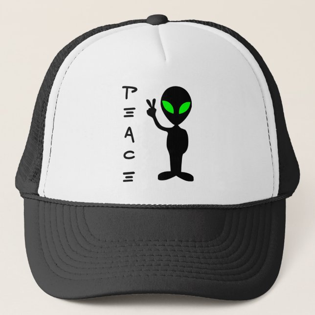 Peace Alien Truckerkeps (Framsida)
