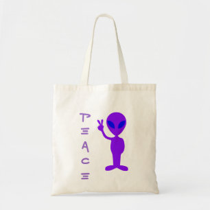 Peace Alien Tygkasse