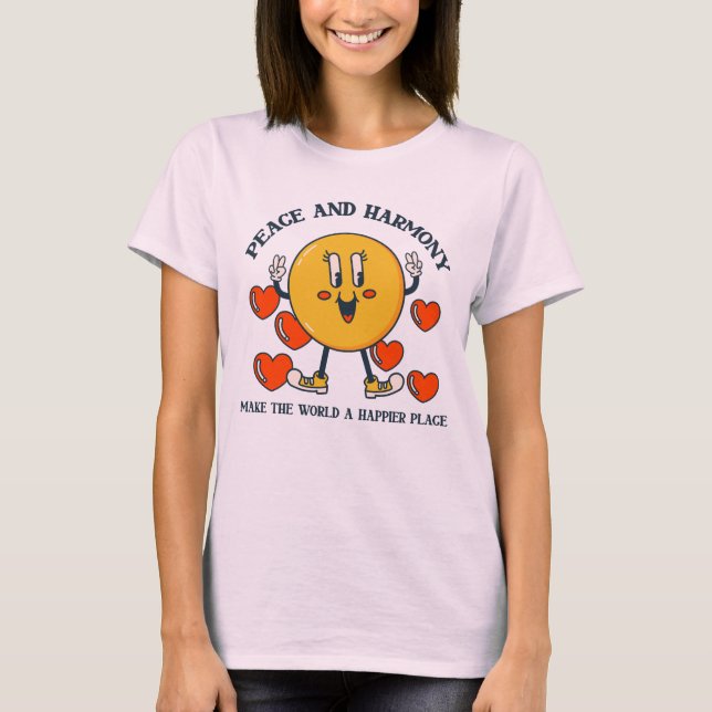 Peace And Harmony T Shirt (Framsida)