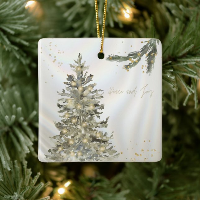 Peace and Joy Christmas Tree Ornament (Träd)