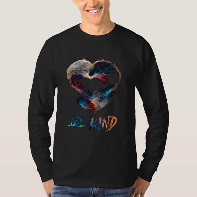 Peace and love be kind t shirt (Framsida)