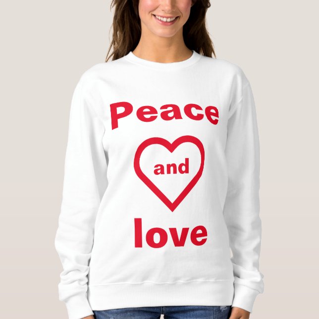 peace and love t shirt (Framsida)