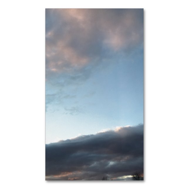 Peace and Tranquility Magnetiska Visitkort (Framsida vertikal)