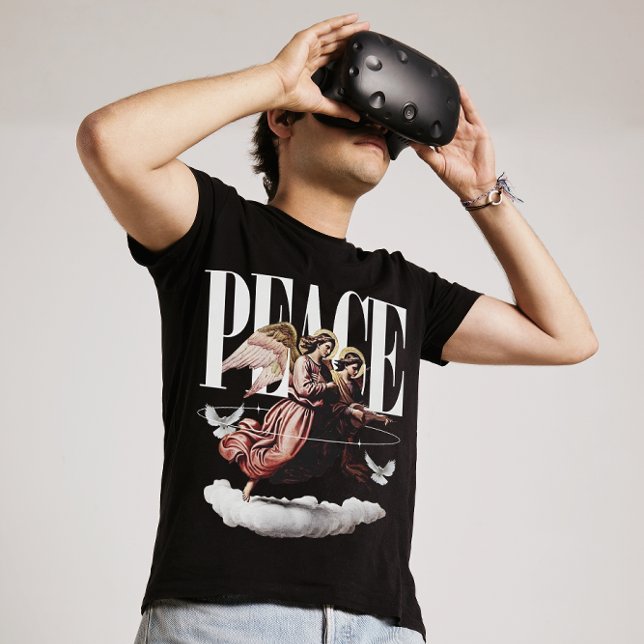 Peace Angel Festive Design T Shirt (Skapare uppladdad)