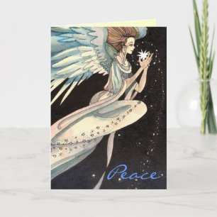 Peace Angel-julkort Helgkort