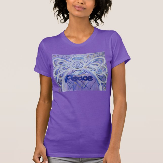 Peace Angel T-Shirt (målning på båda sidor) (Framsida)
