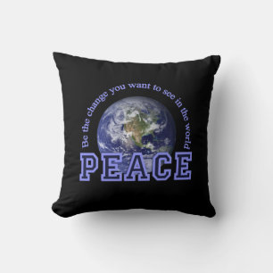Peace anpassningsbar dekorativ kudde