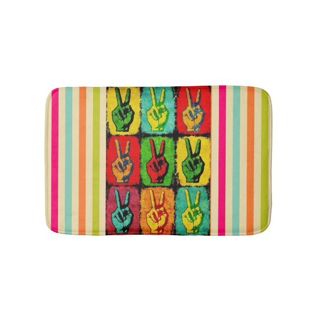 Peace Bath Mat Badrumsmatta (Framsidan)