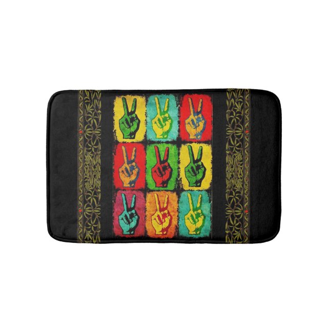 Peace Bath Mat Badrumsmatta (Framsidan)