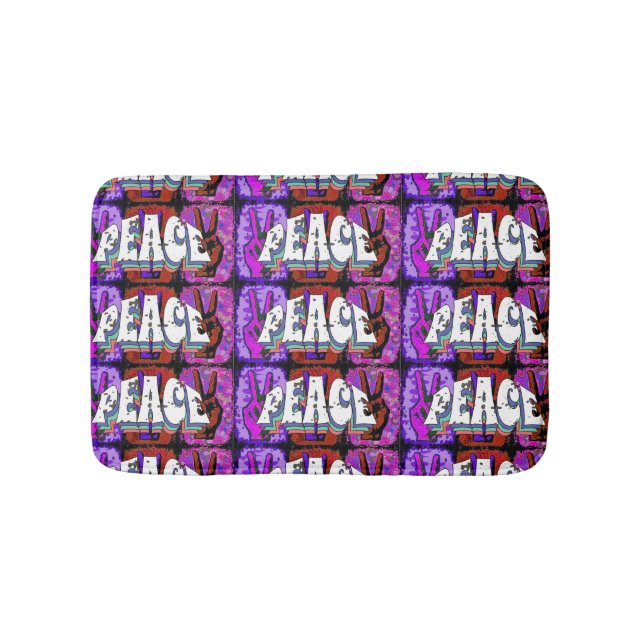 Peace Bath Mat Badrumsmatta (Framsidan)