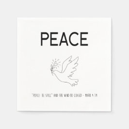 Peace be still bird flying pappersservett