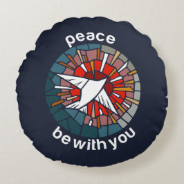 Peace be with you rund kudde