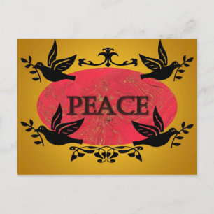 Peace Birds Post Vykort