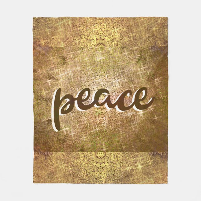 Peace Blanket Fleecefilt (Framsidan)